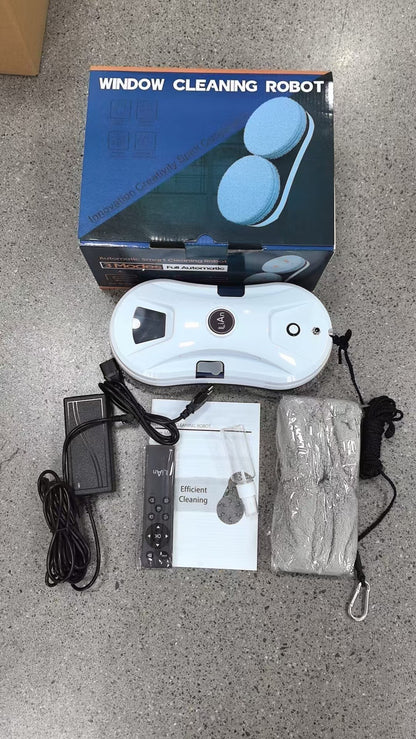 Electric Window Cleaning Robot Dual Sided Dry Wet