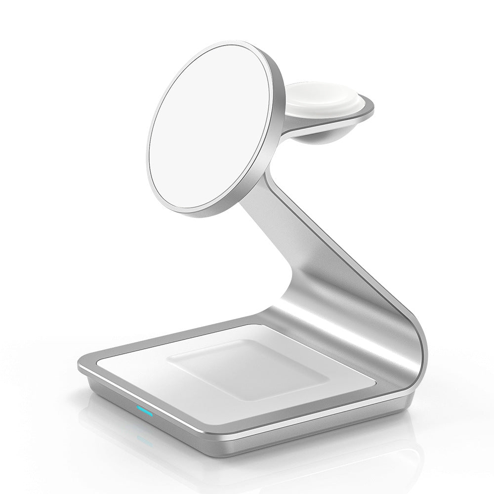 Triple Wireless Charger for Apple Devices with Car Mount