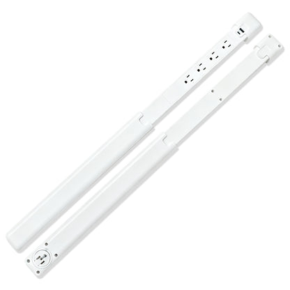 Rotating USB Power Strip with Retractable Extension & Multi-Socket