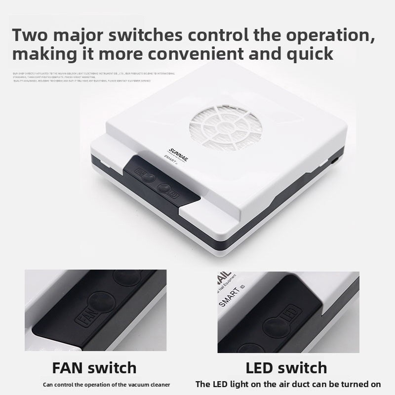 Dental Desktop Vacuum Cleaner with LED Light