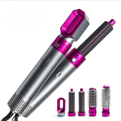 5-in-1 Hot Air Brush Automatic Curling Iron