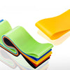 A five-piece set of resistance bands for toning the buttocks