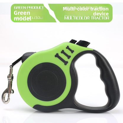 Automatic Retractable Dog Leash with Reflective Rope