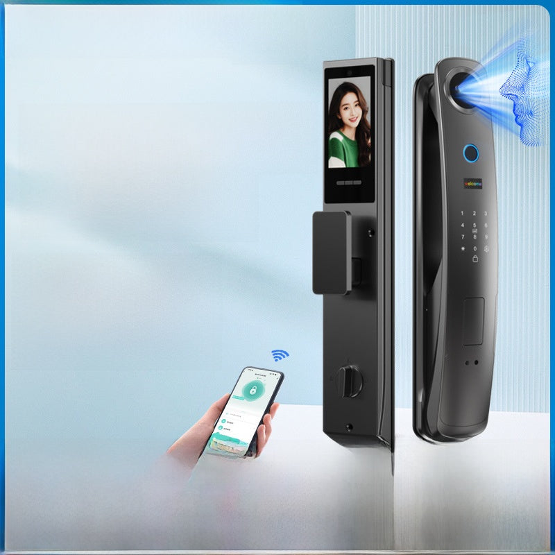 Smart Fingerprint Door Lock with Face Palm Recognition