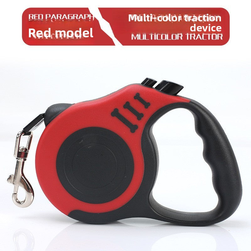 Automatic Retractable Dog Leash with Reflective Rope