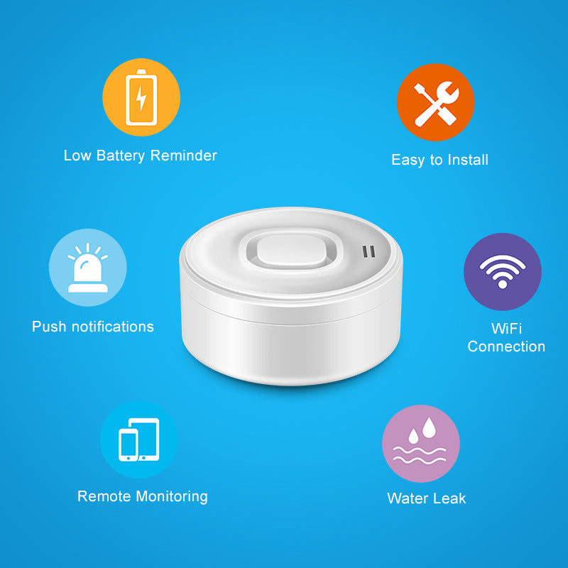 WiFi Water Leak Detector Smart Home Alarm