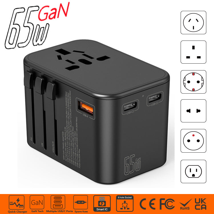 Universal Travel Power Adapter & Voltage Converter – Worldwide