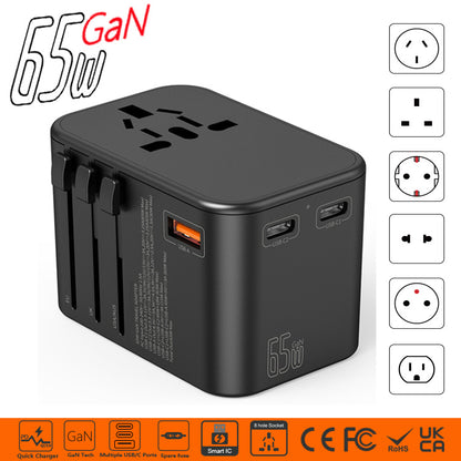 Universal Travel Power Adapter & Voltage Converter – Worldwide