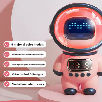 AI Smart Assistant Device — DeepSeek AI | Voice Control | Speaker + Clock + Night Light