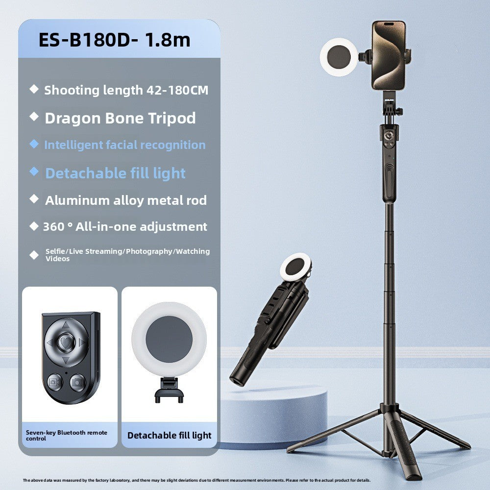 AI Face Tracking Selfie Stick with Bluetooth Remote