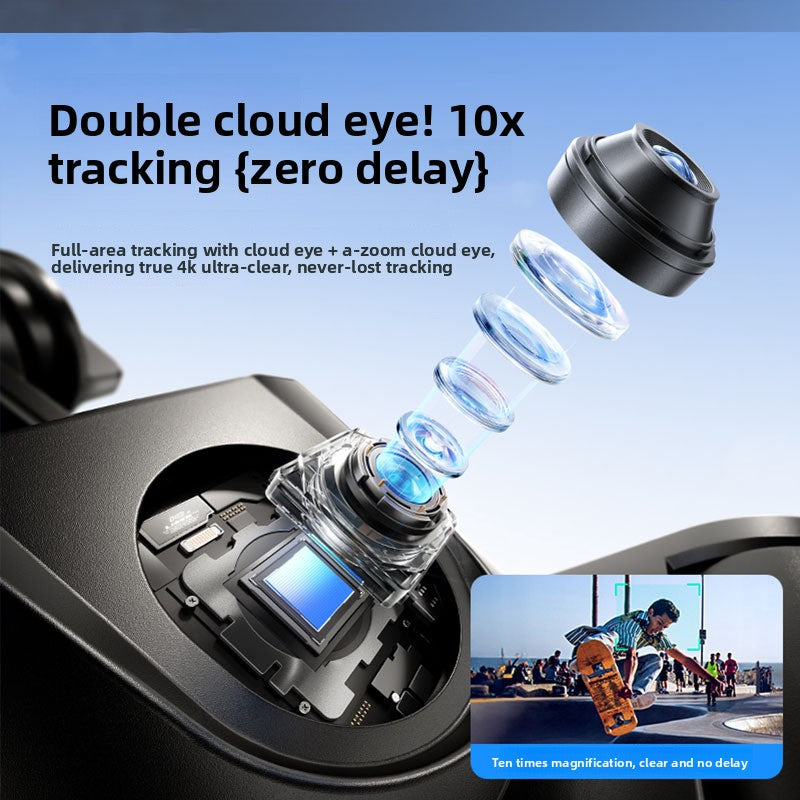 AI Face Tracking Auto Follow Tripod for Smartphones