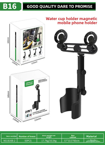 Dual-Purpose Mobile Phone Holder – Desk Stand & Car Mount