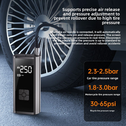 Portable Digital Air Pump for Cars, Bikes & More