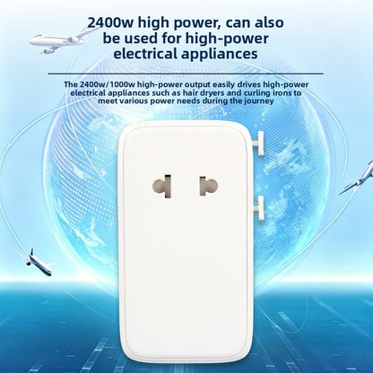 Portable Multi-Country Travel Adapter with USB Ports