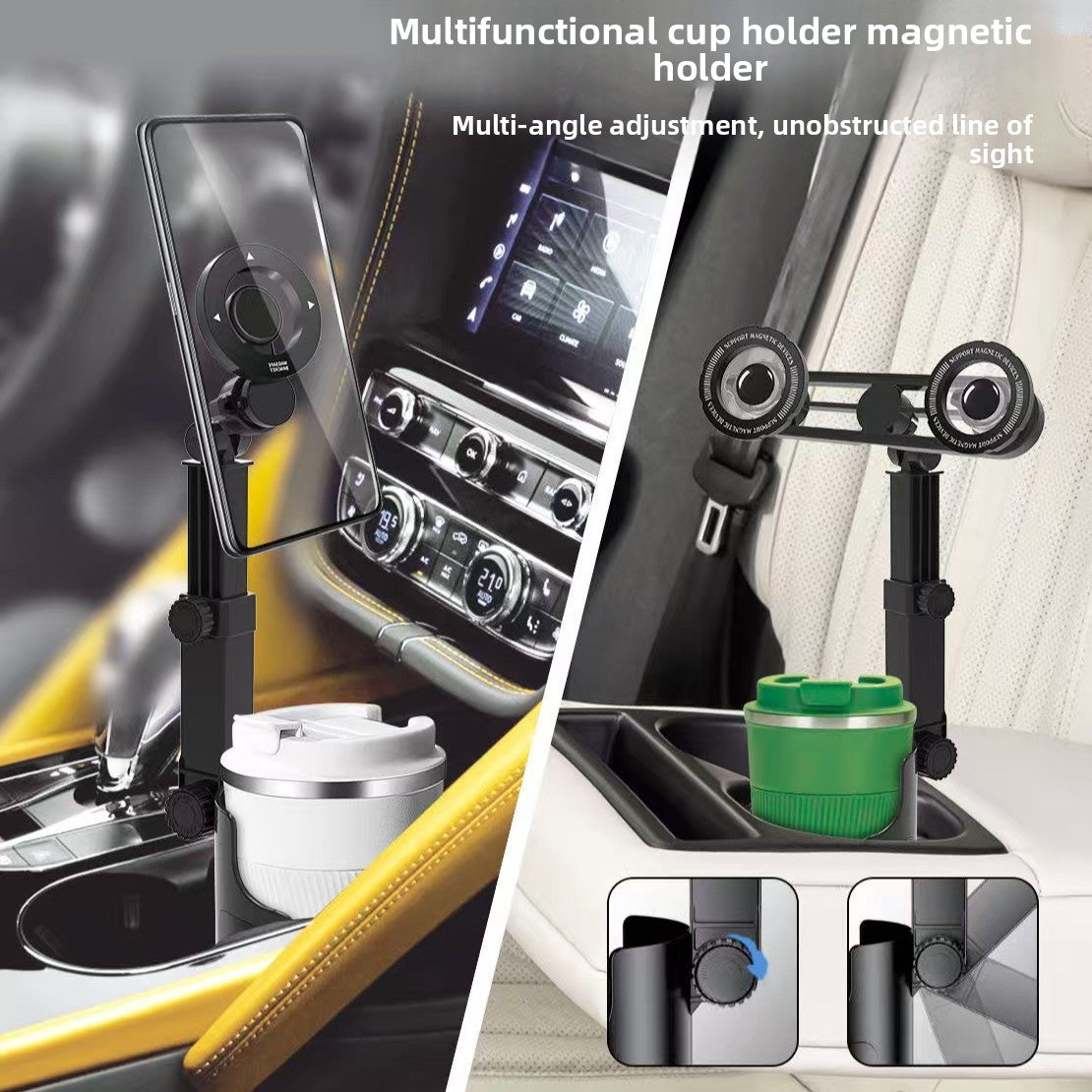 Dual-Purpose Mobile Phone Holder – Desk Stand & Car Mount