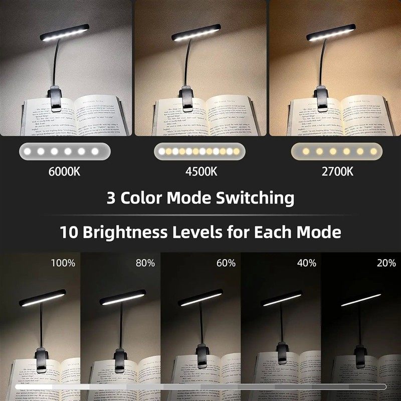 USB Rechargeable LED Book Light