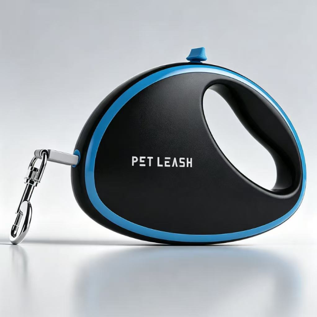 Automatic Retractable Dog Leash with Reflective Rope