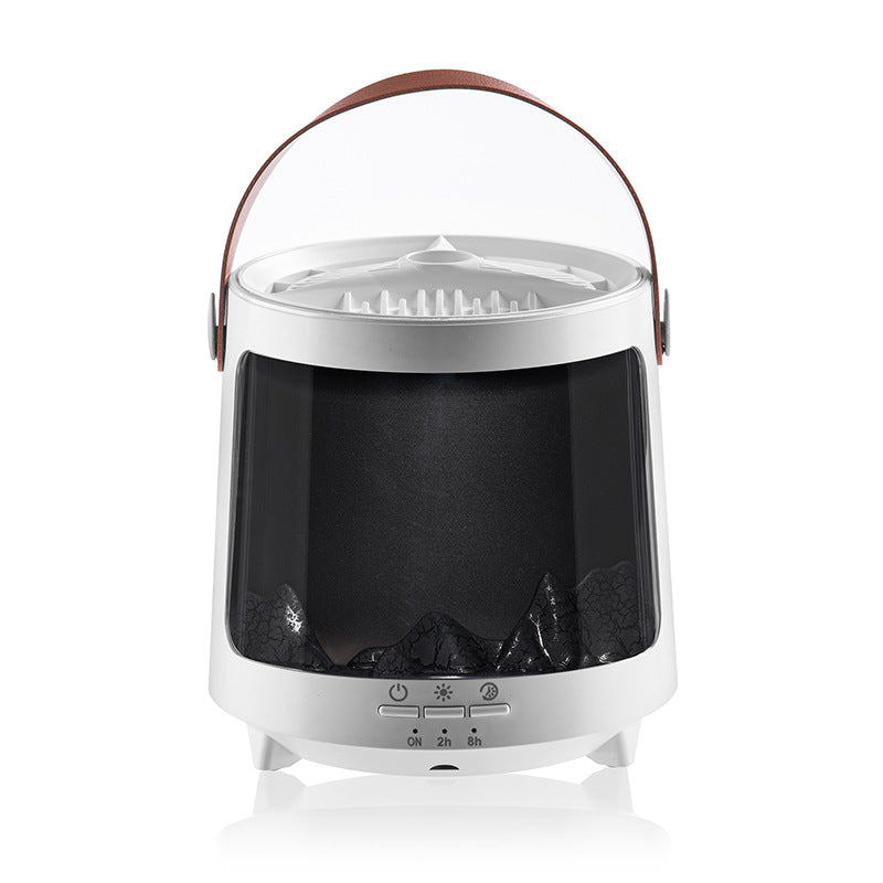 7-Color Flame Aroma Humidifier with Night Light