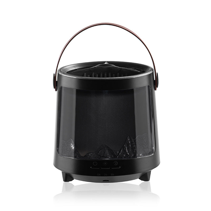7-Color Flame Aroma Humidifier with Night Light