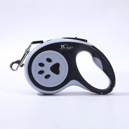 Automatic Retractable Dog Leash with Reflective Rope